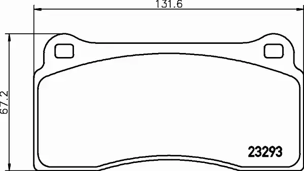 HELLA PAGID KLOCKI HAMULCOWE 8DB 355 008-981 