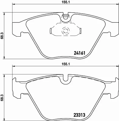 HELLA PAGID KLOCKI HAMULCOWE 8DB 355 015-601 