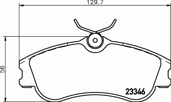 HELLA PAGID KLOCKI HAMULCOWE 8DB 355 018-541 