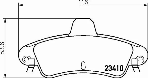 HELLA PAGID KLOCKI HAMULCOWE 8DB 355 012-191 