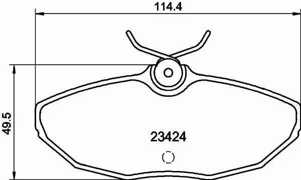 HELLA PAGID KLOCKI HAMULCOWE 8DB 355 018-561 