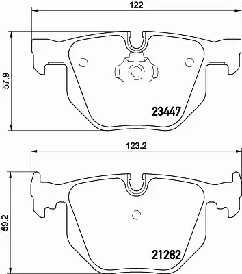 HELLA PAGID KLOCKI HAMULCOWE 8DB 355 009-331 