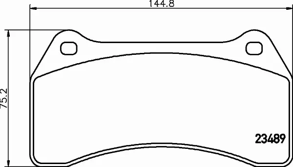 HELLA PAGID KLOCKI HAMULCOWE 8DB 355 006-931 