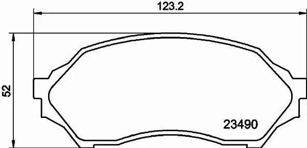 HELLA PAGID KLOCKI HAMULCOWE 8DB 355 017-281 