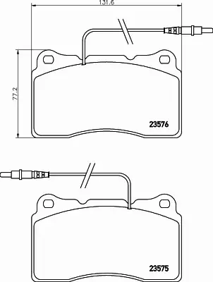 HELLA PAGID KLOCKI HAMULCOWE 8DB 355 018-671 