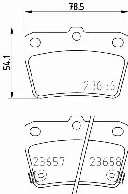 HELLA PAGID KLOCKI HAMULCOWE 8DB 355 010-521 