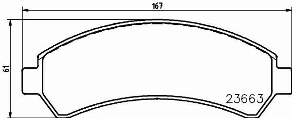 HELLA PAGID KLOCKI HAMULCOWE 8DB 355 011-911 