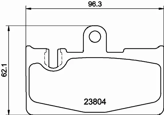 HELLA PAGID KLOCKI HAMULCOWE 8DB 355 011-661 