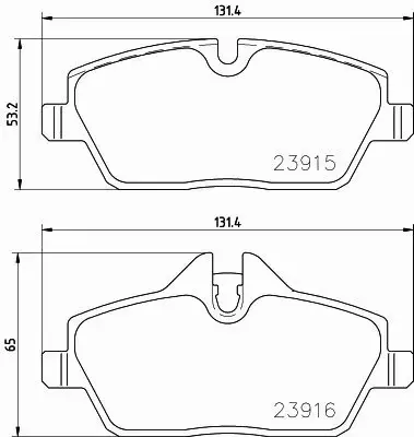 HELLA PAGID KLOCKI HAMULCOWE 8DB 355 021-881 