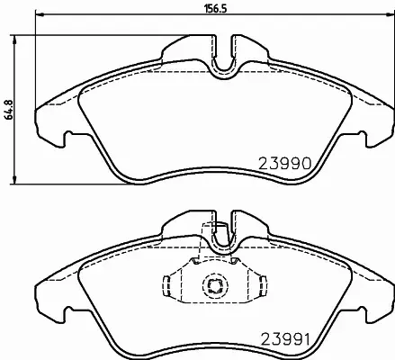 HELLA PAGID KLOCKI HAMULCOWE 8DB 355 014-481 