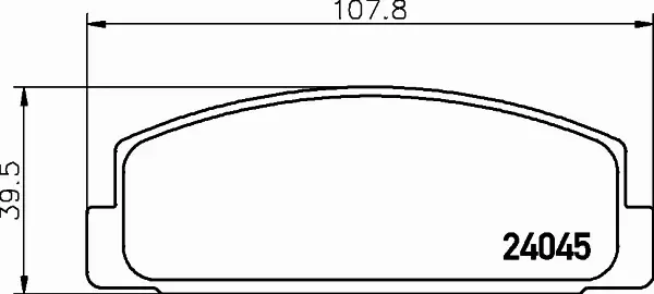 HELLA KLOCKI HAMULCOWE 8DB 355 011-131 