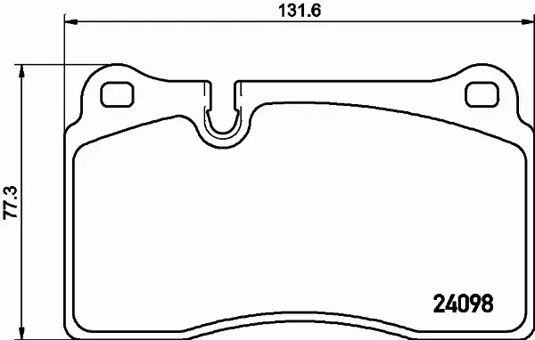 HELLA PAGID KLOCKI HAMULCOWE 8DB 355 019-941 