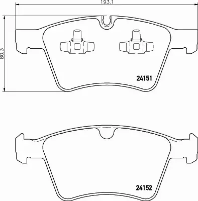 HELLA PAGID KLOCKI HAMULCOWE 8DB 355 014-191 