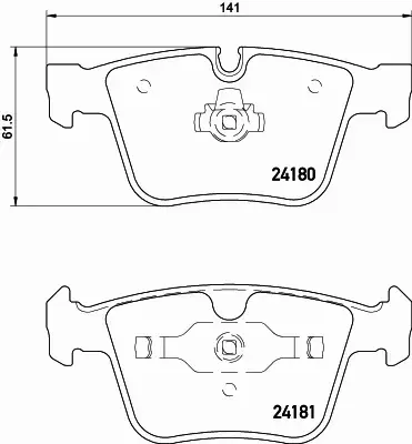 HELLA PAGID KLOCKI HAMULCOWE 8DB 355 013-641 