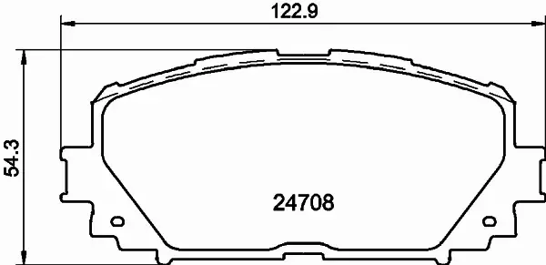 HELLA PAGID KLOCKI HAMULCOWE 8DB 355 013-901 