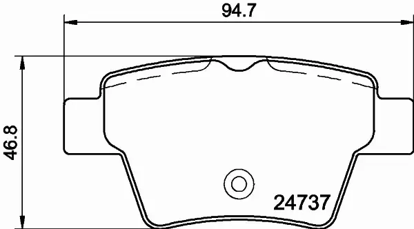 HELLA PAGID KLOCKI HAMULCOWE 8DB 355 013-851 