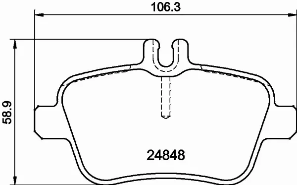 HELLA PAGID KLOCKI HAMULCOWE 8DB 355 021-791 