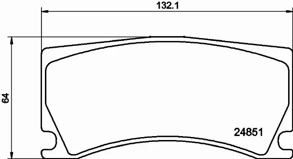 HELLA PAGID KLOCKI HAMULCOWE 8DB 355 014-101 