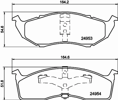 HELLA PAGID KLOCKI HAMULCOWE 8DB 355 014-971 