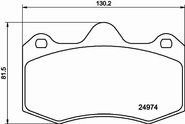 HELLA PAGID KLOCKI HAMULCOWE 8DB 355 015-111 