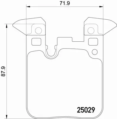 HELLA PAGID KLOCKI HAMULCOWE 8DB 355 021-611 