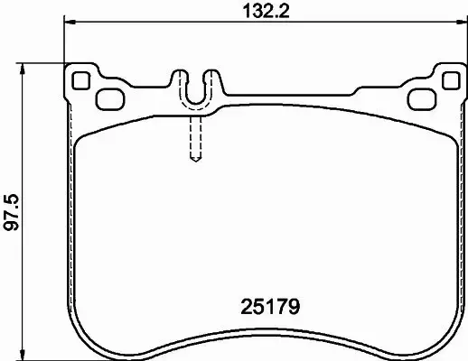 HELLA KLOCKI HAMULCOWE 8DB 355 021-211 