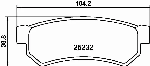 HELLA PAGID KLOCKI HAMULCOWE 8DB 355 019-591 