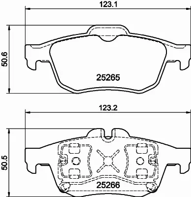 HELLA PAGID KLOCKI HAMULCOWE 8DB 355 017-341 