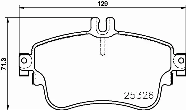 HELLA PAGID KLOCKI HAMULCOWE 8DB 355 019-751 