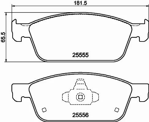 HELLA PAGID KLOCKI HAMULCOWE 8DB 355 025-511 