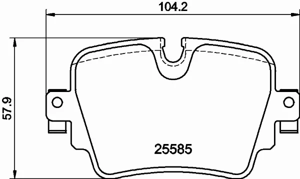 HELLA PAGID KLOCKI HAMULCOWE 8DB 355 021-161 