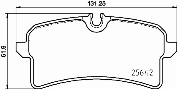 HELLA PAGID KLOCKI HAMULCOWE 8DB 355 025-571 