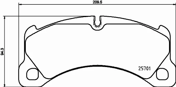 HELLA PAGID KLOCKI HAMULCOWE 8DB 355 021-191 