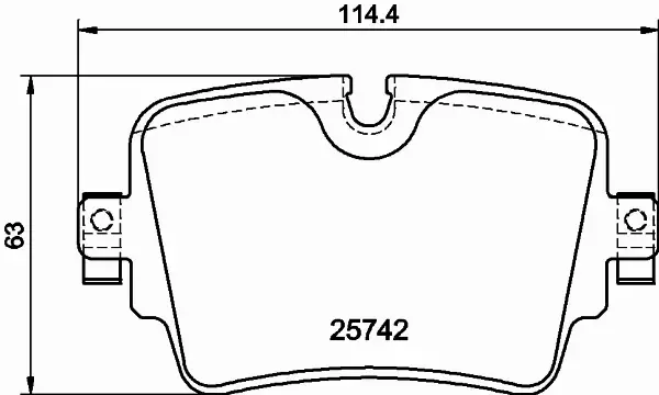 HELLA PAGID KLOCKI HAMULCOWE 8DB 355 021-391 