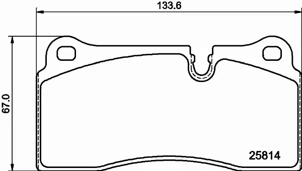 HELLA PAGID KLOCKI HAMULCOWE 8DB 355 039-951 