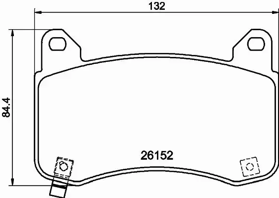 HELLA PAGID KLOCKI HAMULCOWE 8DB 355 040-901 