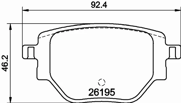 HELLA KLOCKI HAMULCOWE 8DB 355 040-321 