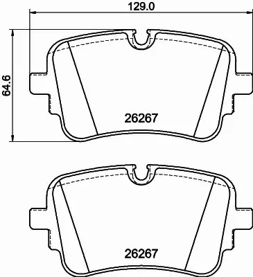 HELLA PAGID KLOCKI HAMULCOWE 8DB 355 041-001 