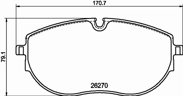 HELLA PAGID KLOCKI HAMULCOWE 8DB 355 040-891 