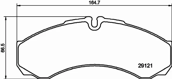 HELLA PAGID KLOCKI HAMULCOWE 8DB 355 005-411 