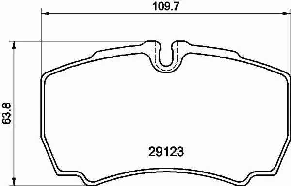 HELLA KLOCKI HAMULCOWE 8DB 355 005-381 