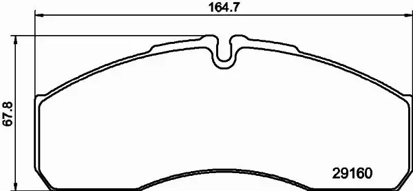 HELLA PAGID KLOCKI HAMULCOWE 8DB 355 005-401 