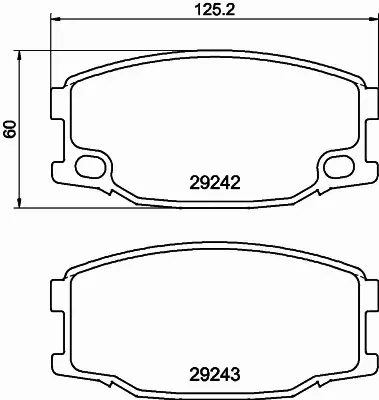 HELLA PAGID KLOCKI HAMULCOWE 8DB 355 005-571 