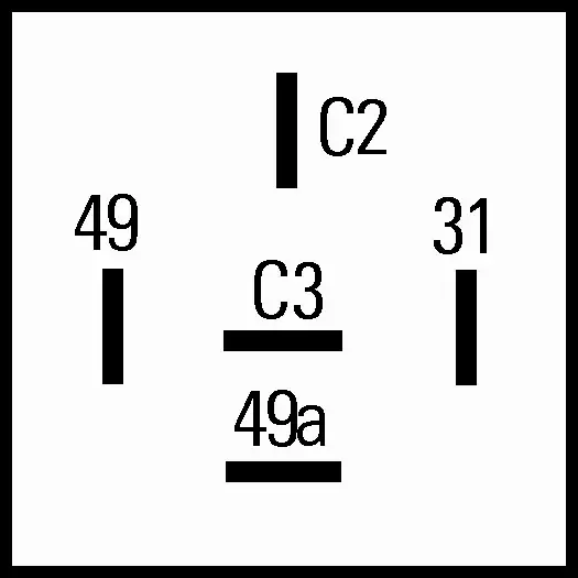 HELLA PRZERYWACZ KIERUNKOWSKAZÓW 4DN 009 492-101 