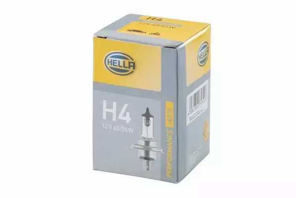 HELLA PERFORMANCE +60% ŻARÓWKA 12V 60/55W H4 