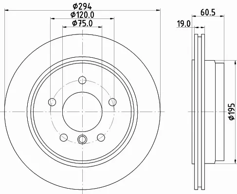 HELLA TARCZA HAMULCOWA 8DD 355 112-271 