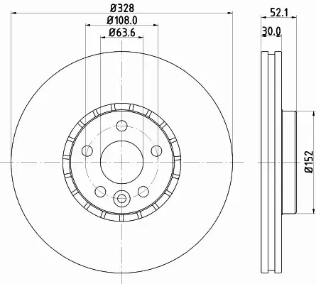 HELLA TARCZA HAMULCOWA 8DD 355 116-181 