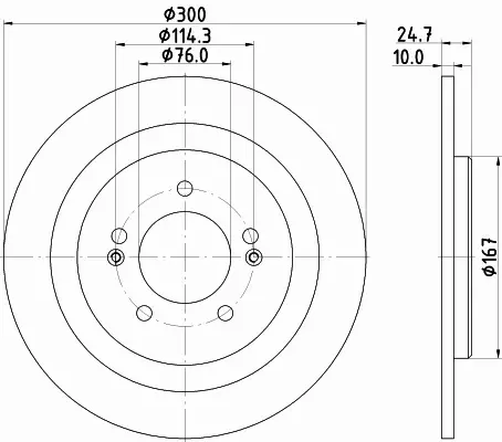 HELLA TARCZA HAMULCOWA 8DD 355 118-241 