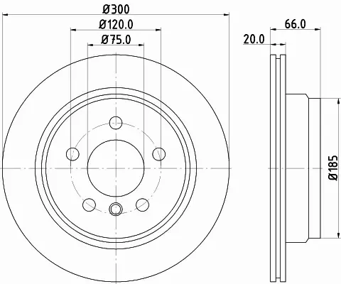 HELLA TARCZA HAMULCOWA 8DD 355 118-271 