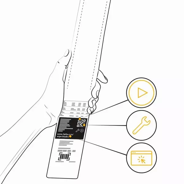 HELLA PIÓRO WYCIERACZKI 9XW 184 107-221 